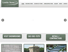 Tablet Screenshot of lemkestone.com